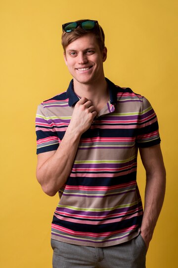 Striped Polo T-Shirt