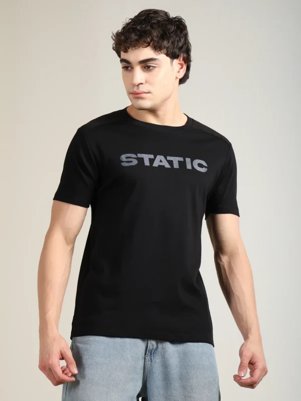 STATIC CREW BLACK 100% SUPIMA COTTON
