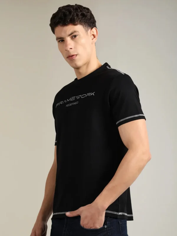 FRAMEWORK CREW BLACK 100% SUPIMA COTTON