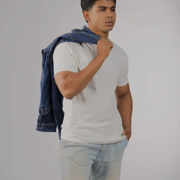 CLASSIC CREW WHITE 100% SUPIMA COTTON